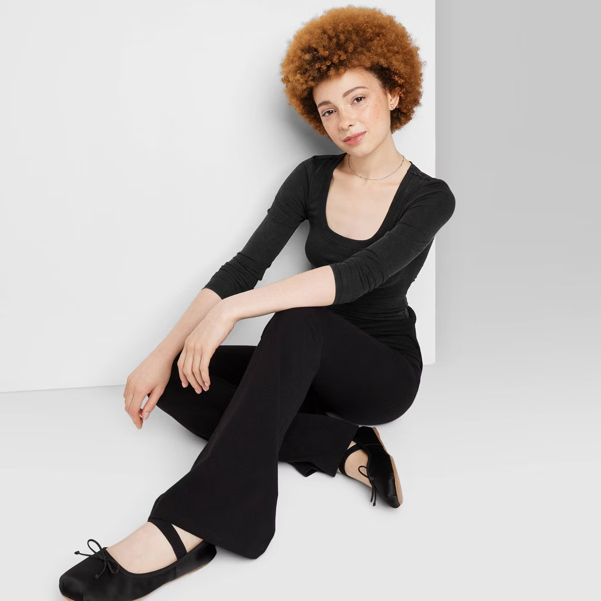 Women's Long Sleeve Scoop Neck T-Shirt - Wild Fable™ | Target