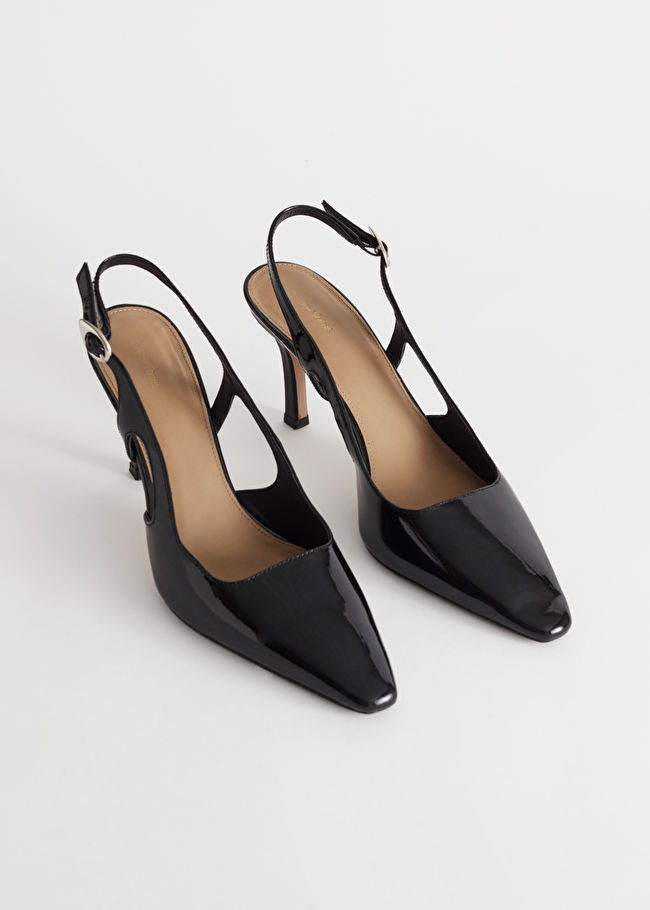 Escarpins en cuir à talon aiguille | & Other Stories (DE + FR)