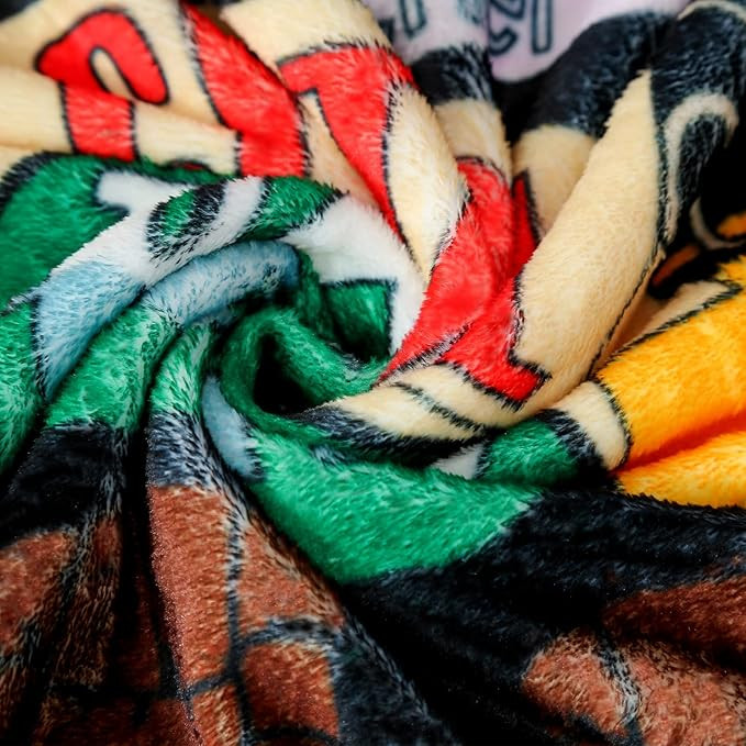 Throw Blanket Fleece Blanket Gifts Super Soft Cozy Blanket for Bed Sofa Couch 50"x 40" | Amazon (US)