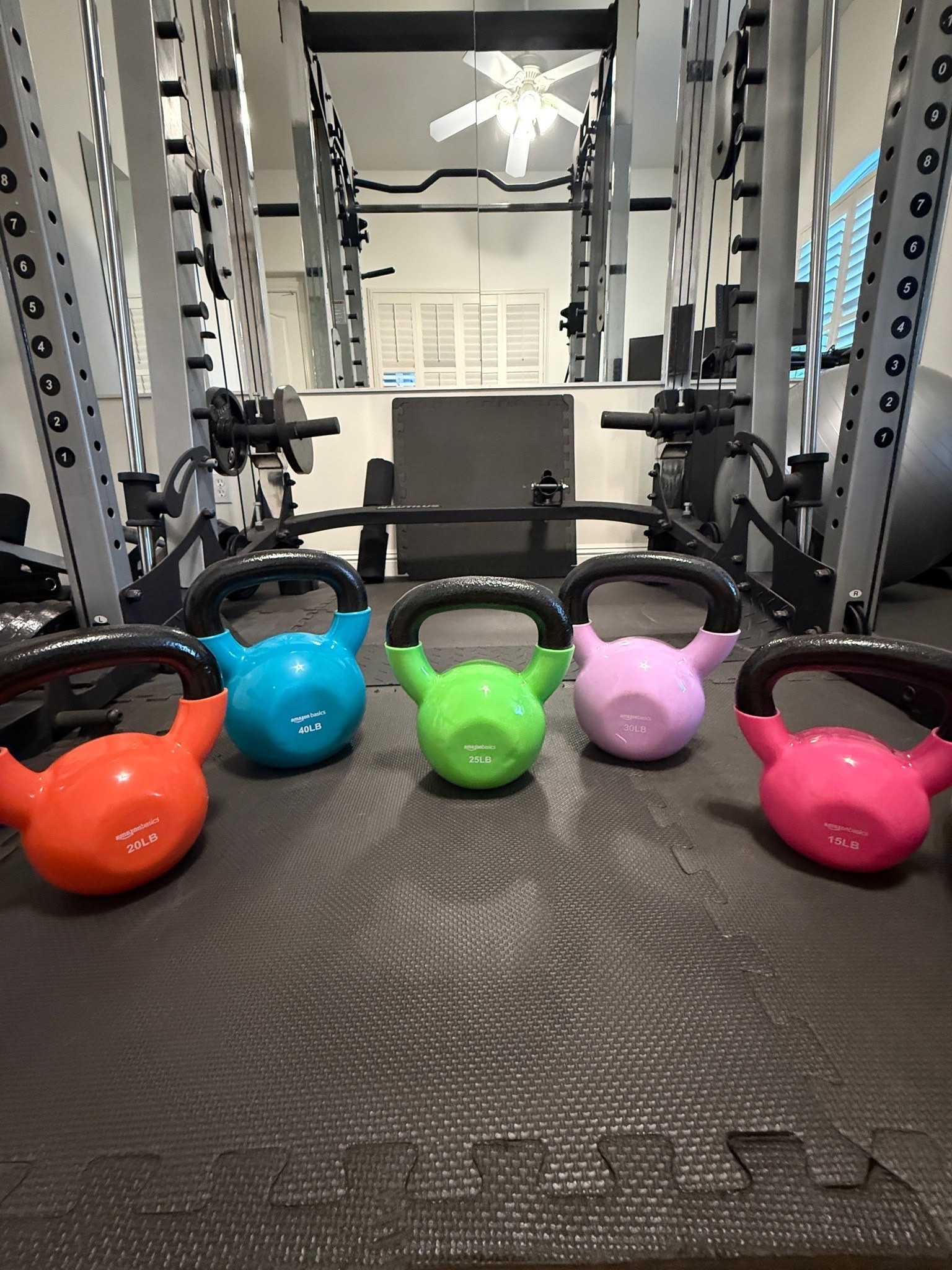 Kettlebells make it so easy to fit strength training in at home without needing a room full of equipment. Great for squats, swings, deadlifts, and quick full-body workouts when I only have a little time to get moving.

kettlebells, home gym equipment, strength training, at home workouts, full body workout, home fitness, workout equipment, weight training, fitness essentials, EverydayHolly

#LTKdayinmylife #LTKfitnessgoals #LTKActive