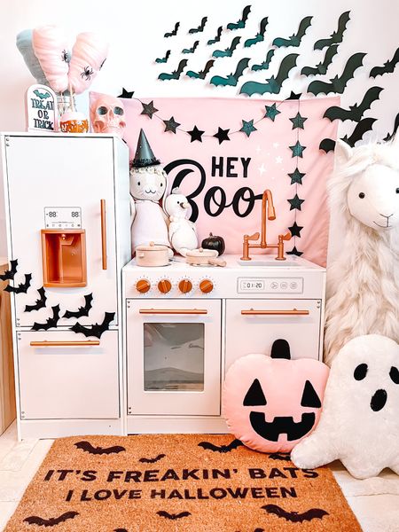 Spooky Play Kitchen 👻
⭐️ Kitchen: Teamson Milano use code “BLOW20” to save 20% off ⭐️



….
Pink Halloween finds decor spooky season bullseye playground target dollar spot Walmart finds home goods Walmart ghost Jack-o’-lantern pillow pottery barn kids hey boo banner black glitter stars banner Amazon influencer bars wall decor playroom goals inspo faux cotton candy Etsy glitter Skelton doll party hats cuddle and kind outdoor rugs diy crafts 

#LTKfamily #LTKkids #LTKHalloween
