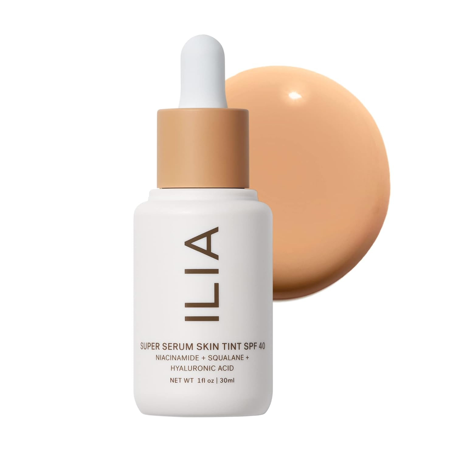 ILIA - Super Serum Skin Tint SPF 40 | Clinically-Proven, Non-Comedogenic, Vegan, Clean Beauty (Pa... | Amazon (US)
