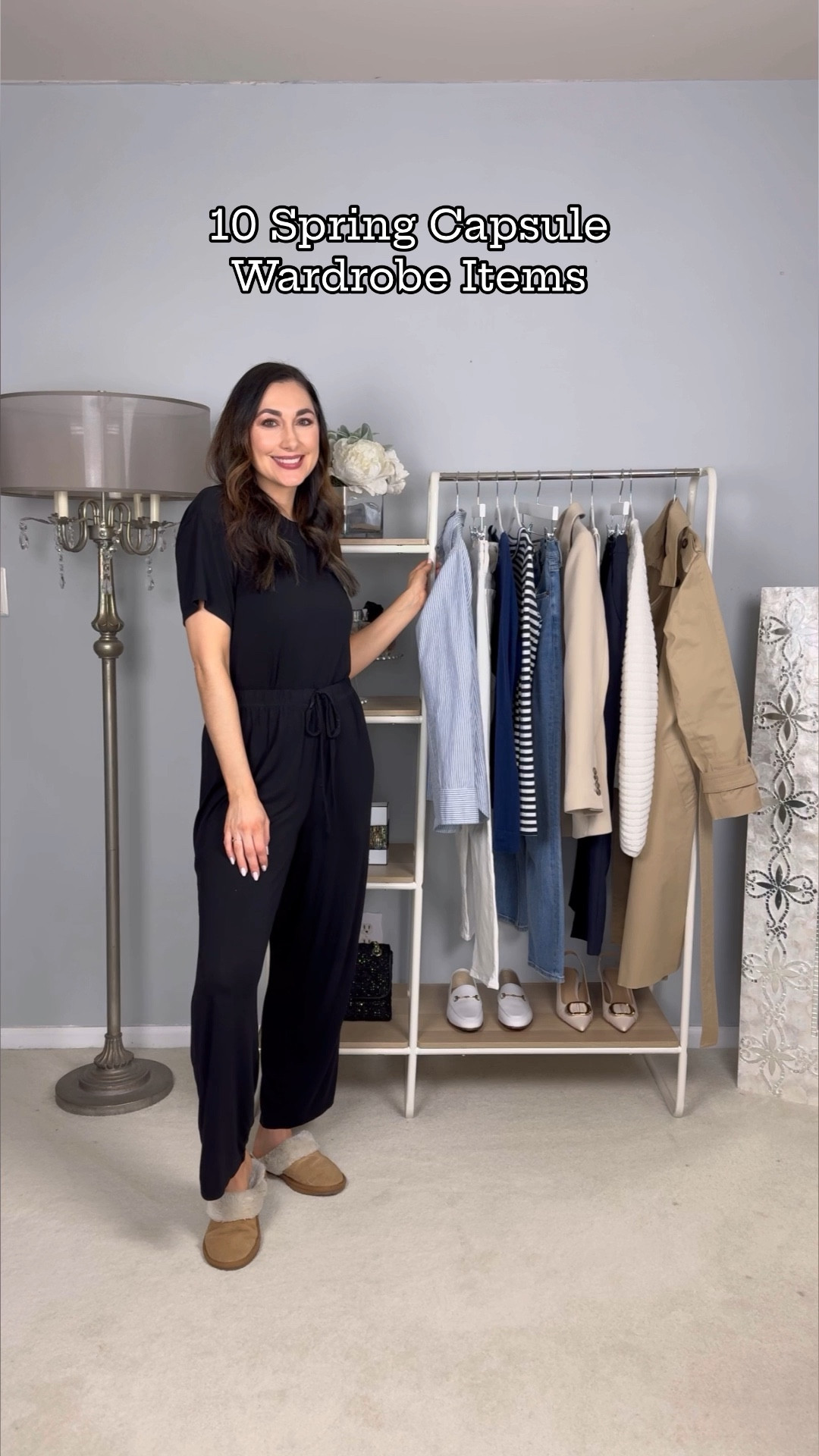 I just love spring because that’s my sign that the weather is going to warm up and it will be summer soon🤗 Also, I love the pretty blooms😍🌸  It was so hard to narrow down my list of spring essentials since there are so many key items I’d suggest; however, today I am sharing 10 of my top recommendations for a spring capsule wardrobe. You can mix and match all the items to create a variety of outfits. What is one of your most worn items in the spring?⬇️

1. Button up top (striped, white, or light blue)
2. White jeans 
3. Light weight sweater (neutral color)
4. Striped top
5. Light wash jeans 
6. Blazer (white or light tan)
7. Navy pants 
8. White tank (or white tee)
9. Cardigan (neutral color)
10. Trench coat 



#capsulewardrobe #springoutfits #springstyle #classicstyle #wardrobeessentials 

#LTKSeasonal #LTKstyletip #LTKVideo