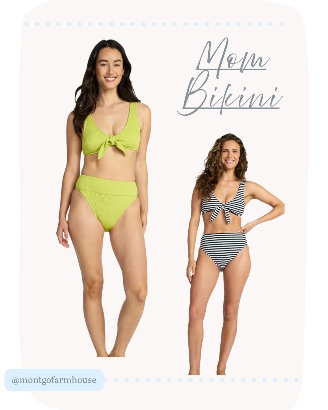Mom approved bikinis !! Love the high waist and top support

#LTKmomlife #LTKSwim #LTKTravel