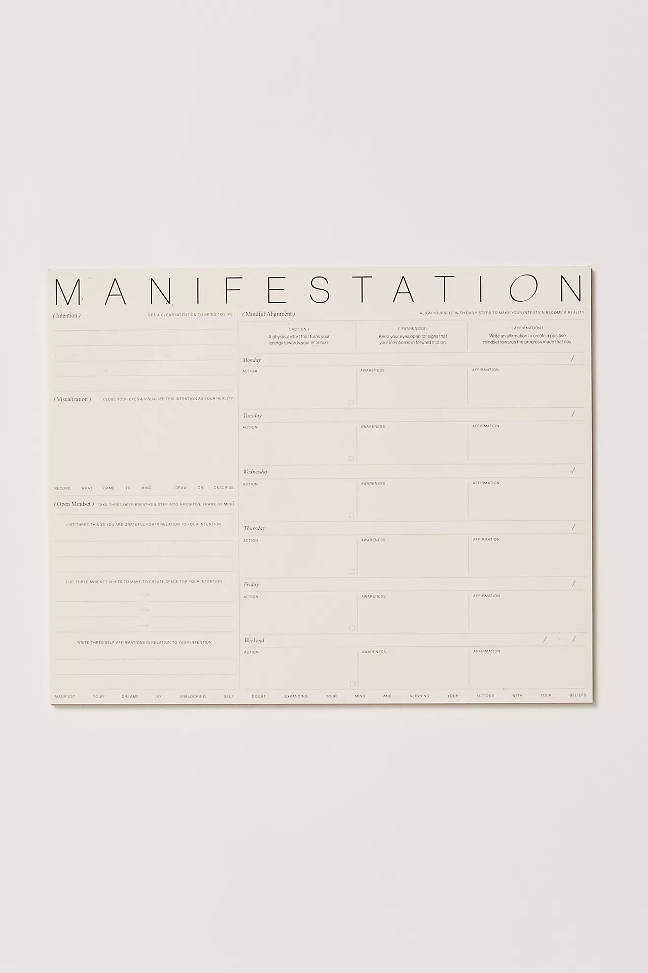 Wilde House Paper Manifestation Pad | Free People (Global - UK&FR Excluded)