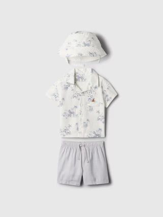 Baby Linen-Cotton Outfit Set | Gap (US)