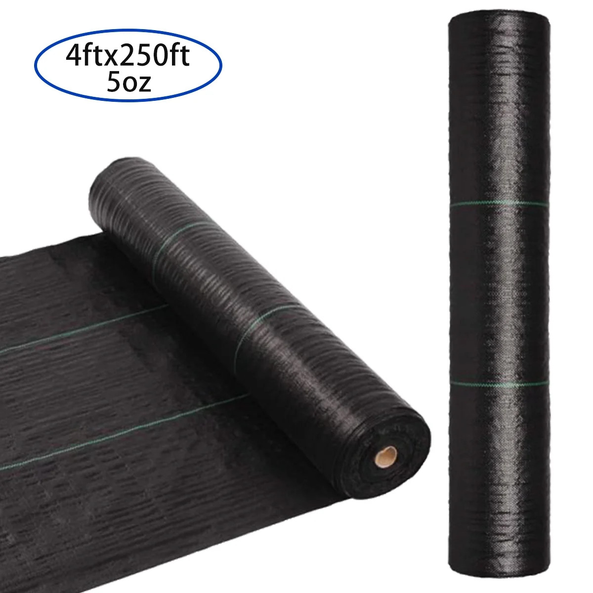 Premium 5oz Pro Garden Weed Barrier Landscape Fabric Gardening Mat 3 x 100ft，4 x 100ft，3 x 25... | Walmart (US)