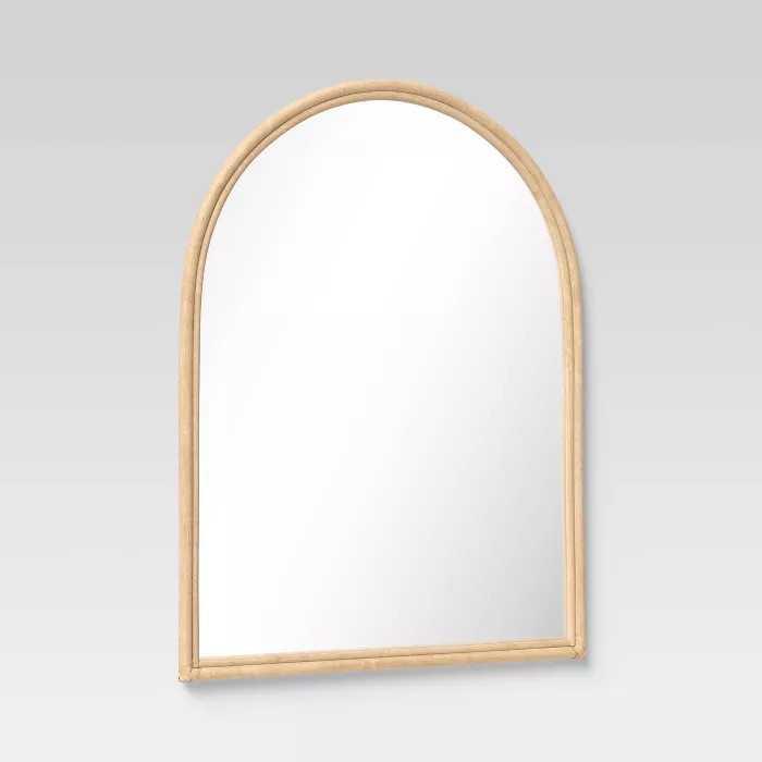 Natural Rattan Mirror with Wrapping - Threshold™ | Target