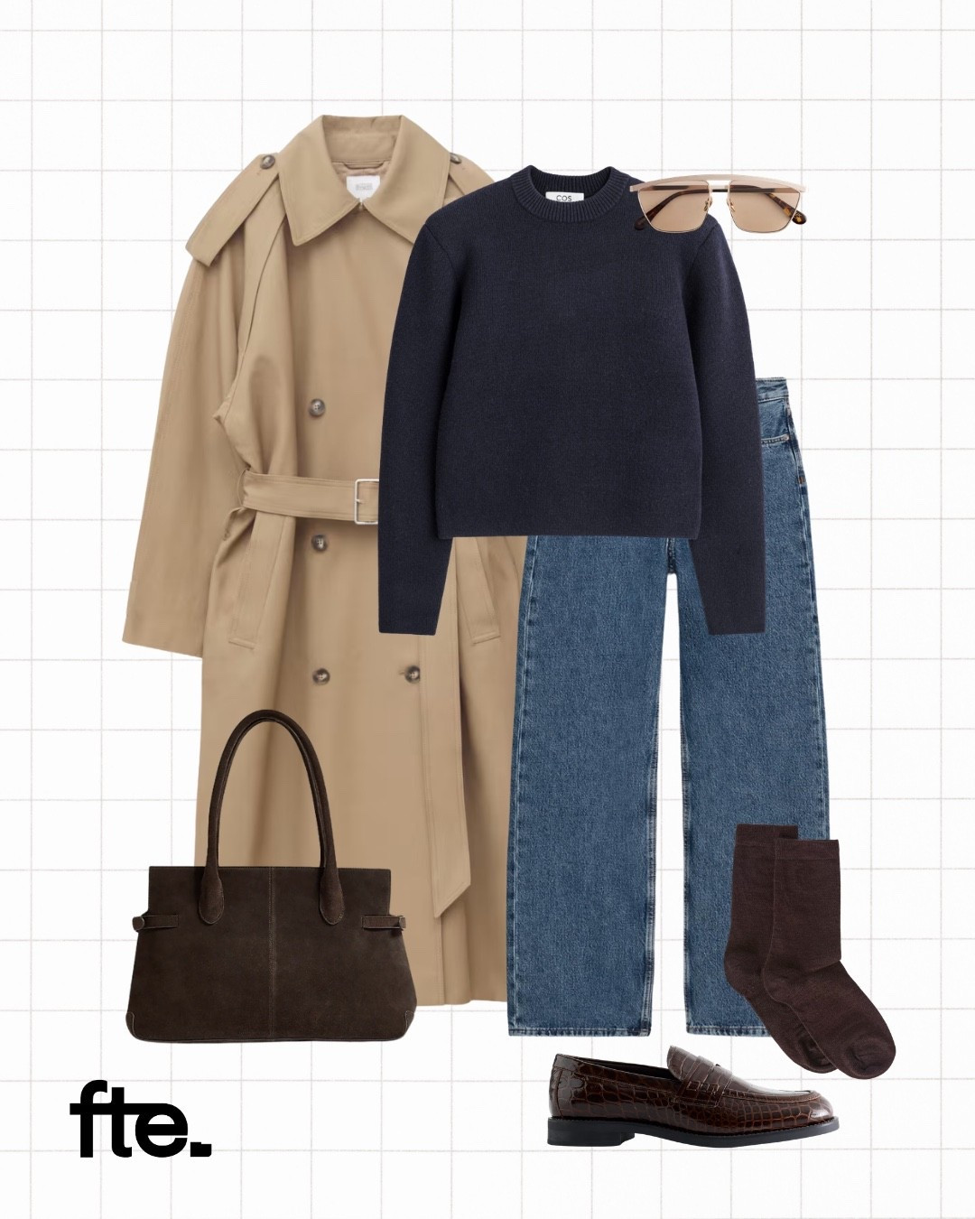 The one that makes the outfit 📁
#trench #navy #casual #loafers