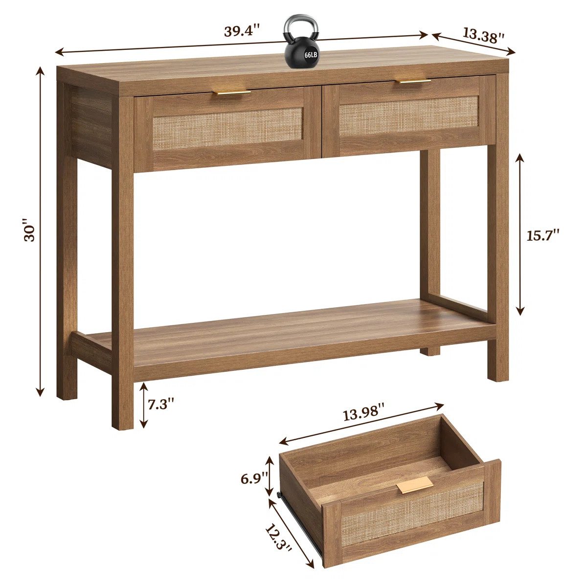 Chada 39.4'' Console Table | Wayfair North America