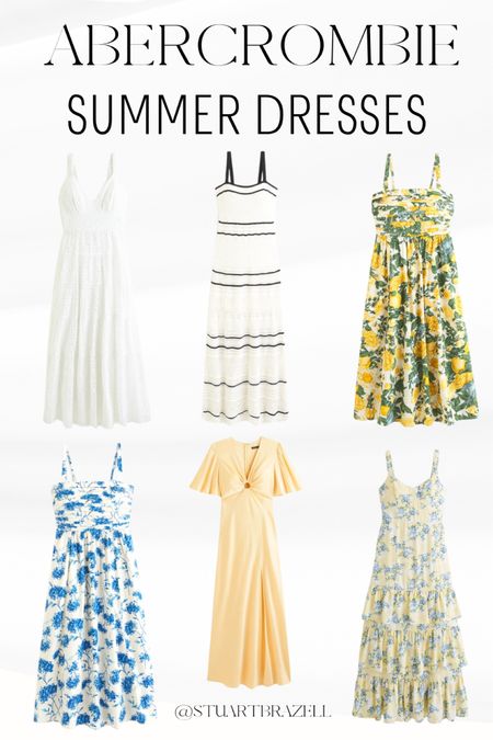 Summer dresses from Abercrombie, summer fashion finds, summer dresses 

#LTKstyletip #LTKfindsunder100