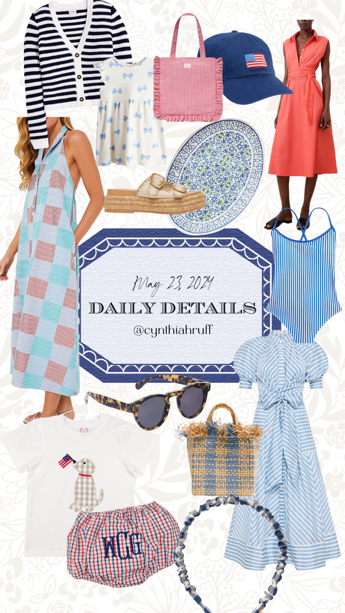 Americana style, seersucker, red white and blue. 

Summer dress, vacation outfit, swim, home decor, classic style, preppy style, tuckernuck, Boden, Anthropologie, lake pajamas, striped dress, plaid dress, stripes, madras, plaid, summer style, madras, loeffler Randall, boy style, jcrew 

#LTKSeasonal #LTKStyleTip #LTKFindsUnder100