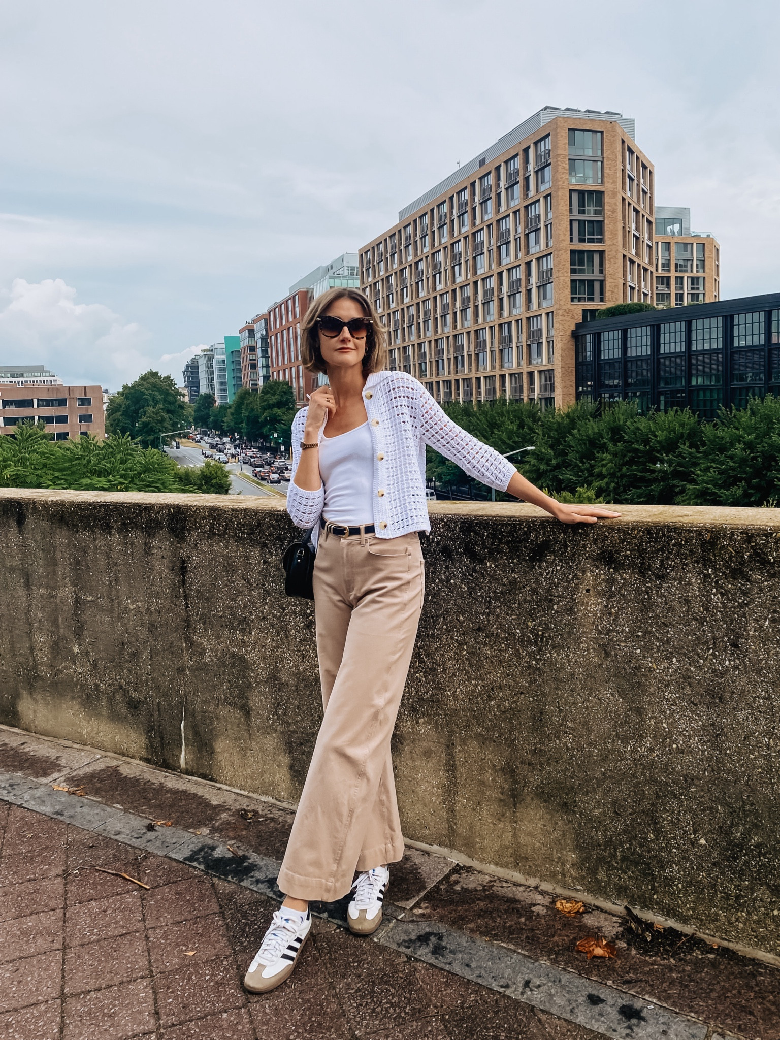 This open weave cardigan is the perfect summer layering piece. I wore it with a tank top and khaki pants for a museum outing.

#LTKSeasonal #LTKItBag #LTKStyleTip