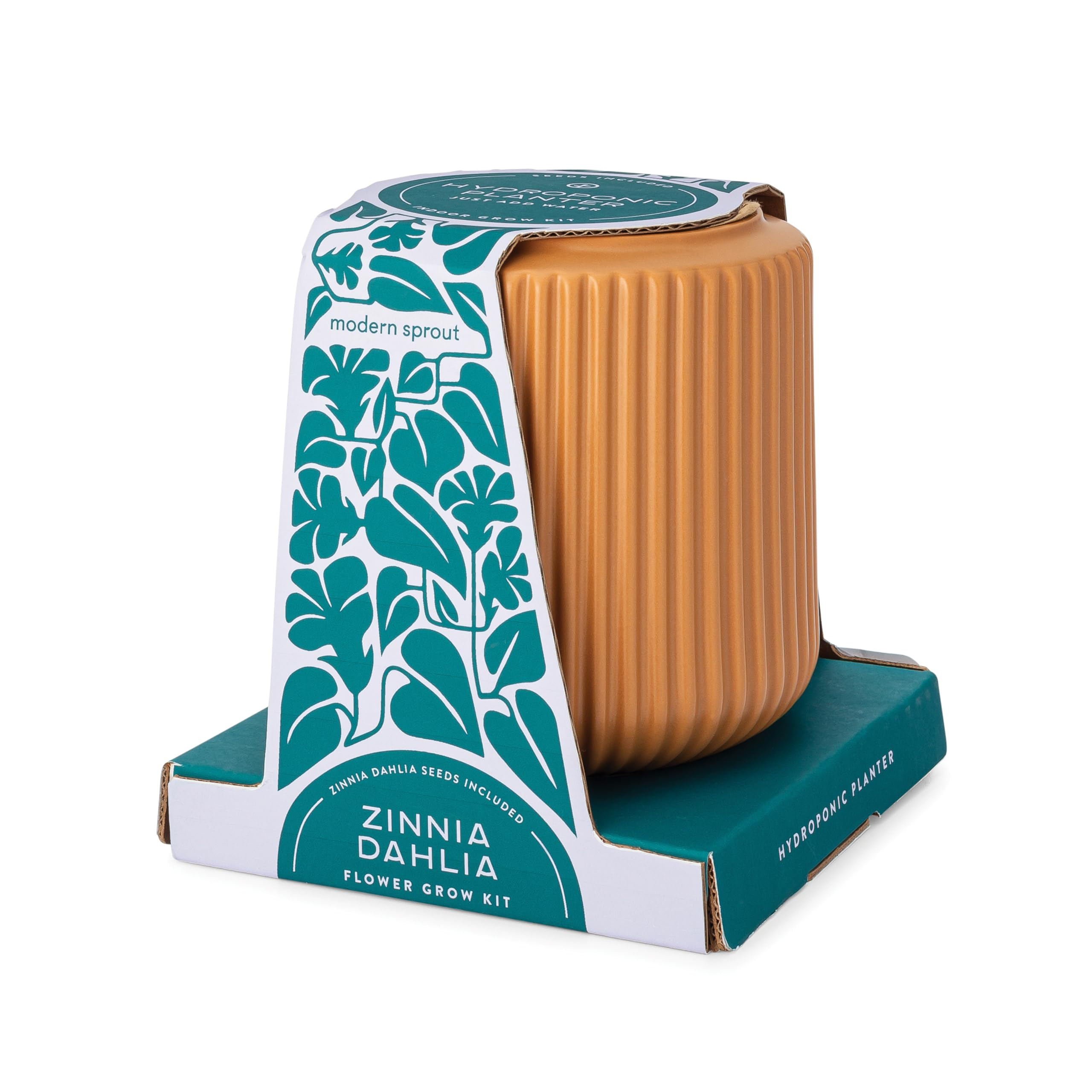 Modern Sprout Flower Grow Kit - Ceramic Planter with Indoor Hydroponics Growing System Kit Ideal ... | Amazon (US)