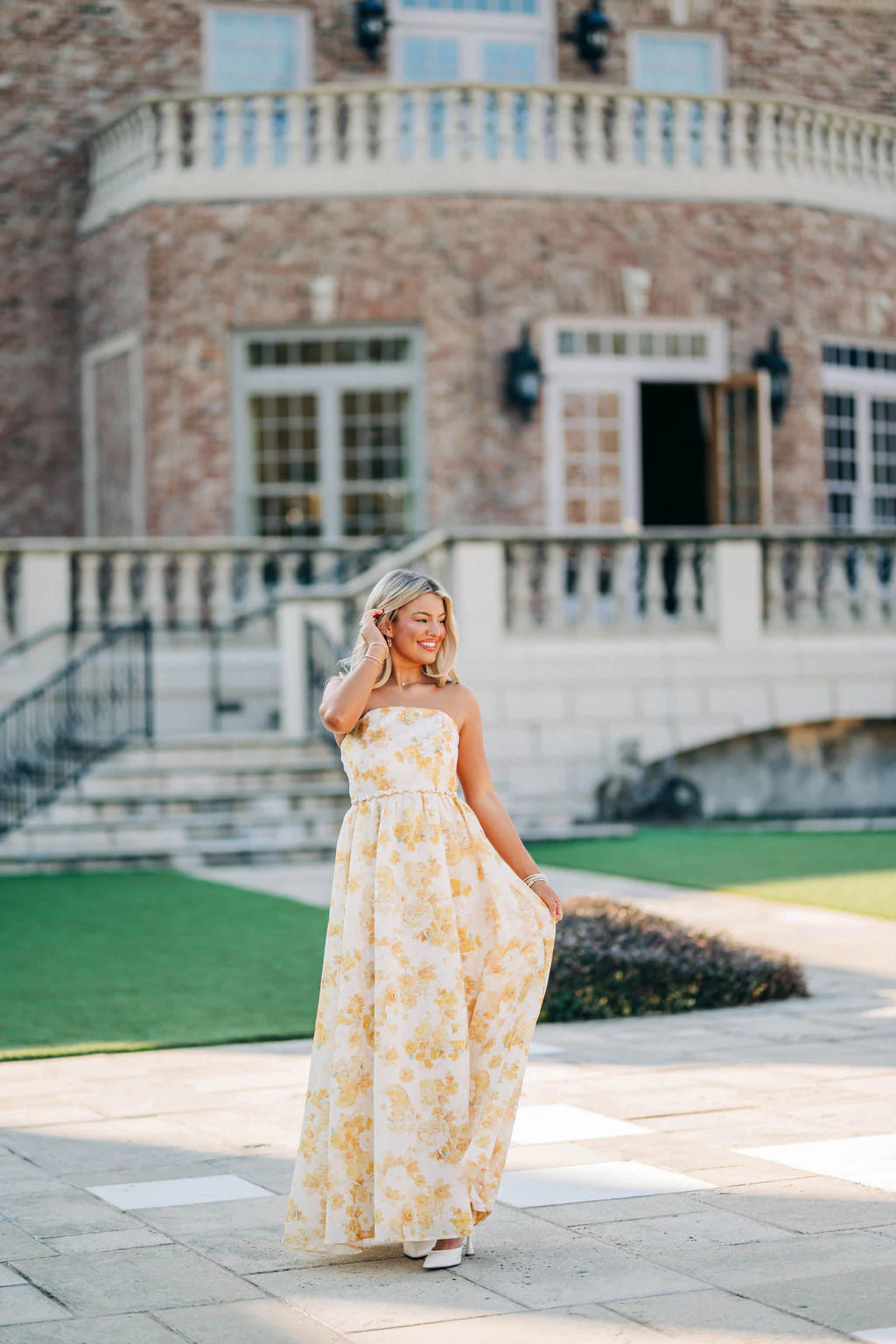 Ashlyn Maxi Dress - Yellow Floral | cocolillys