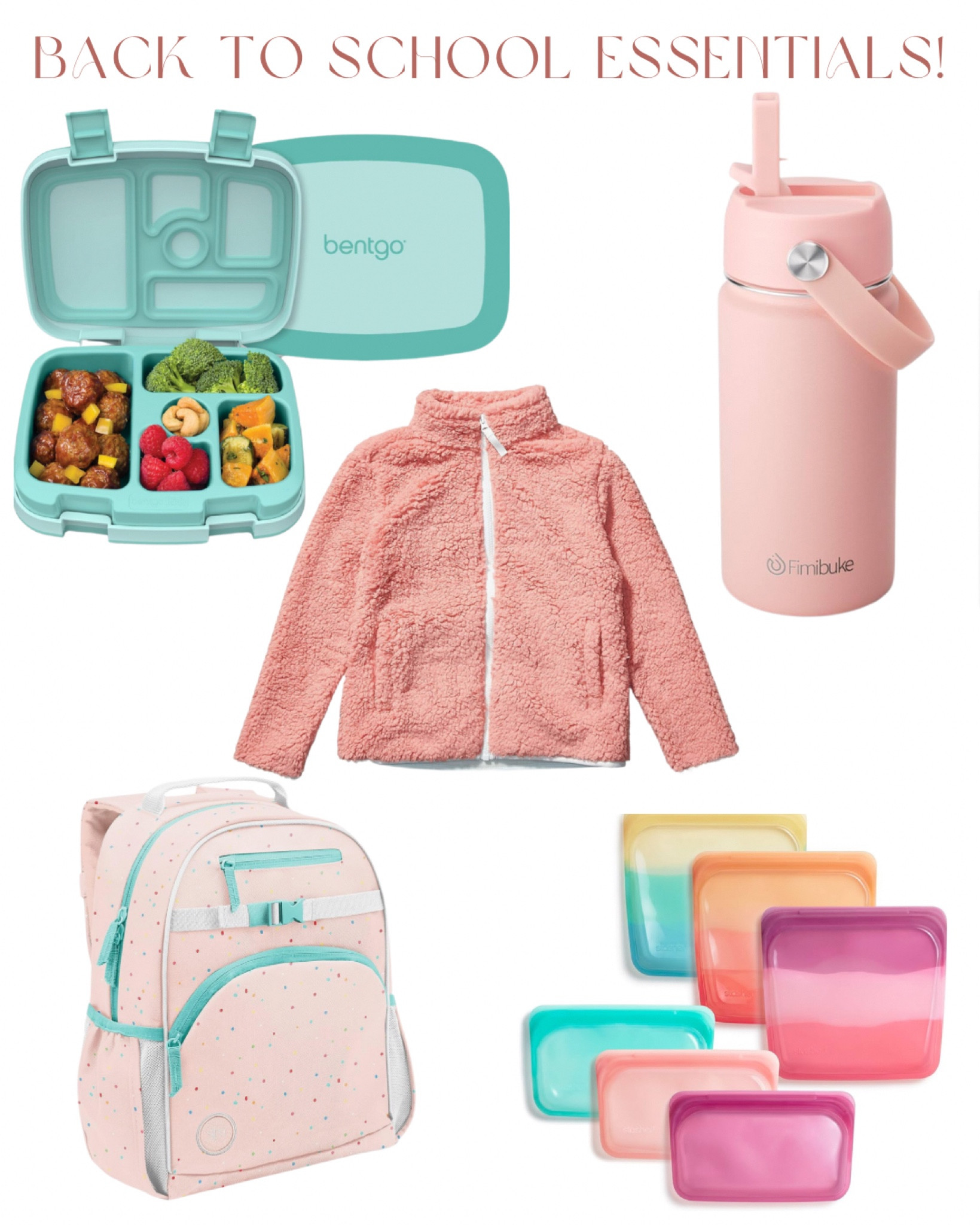 Girls back to school Amazon finds! 

Pink water bottle, back to school outfits, toddler backpack, girl backpack, back to school lunch, lunchbox, jacket, Stanley, thermos 

#LTKKids #LTKBaby #LTKBacktoSchool