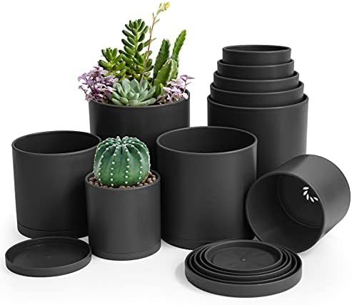 Black Plastic Pots | Amazon (US)