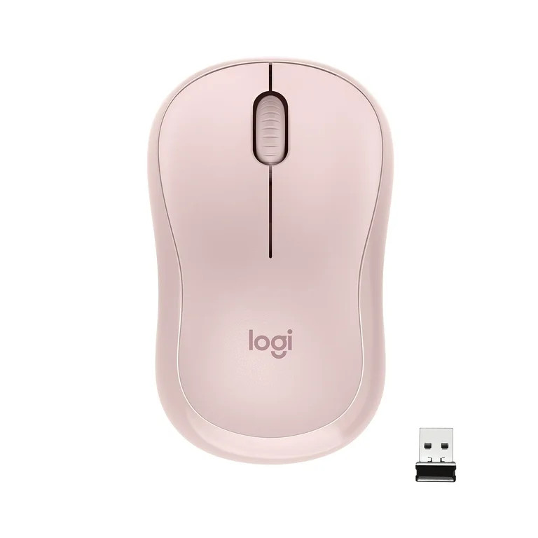 Logitech M220 Silent Wireless Mouse, 2.4 GHz with USB Receiver, 1000 DPI, Ambidextrous, Rose | Walmart (US)
