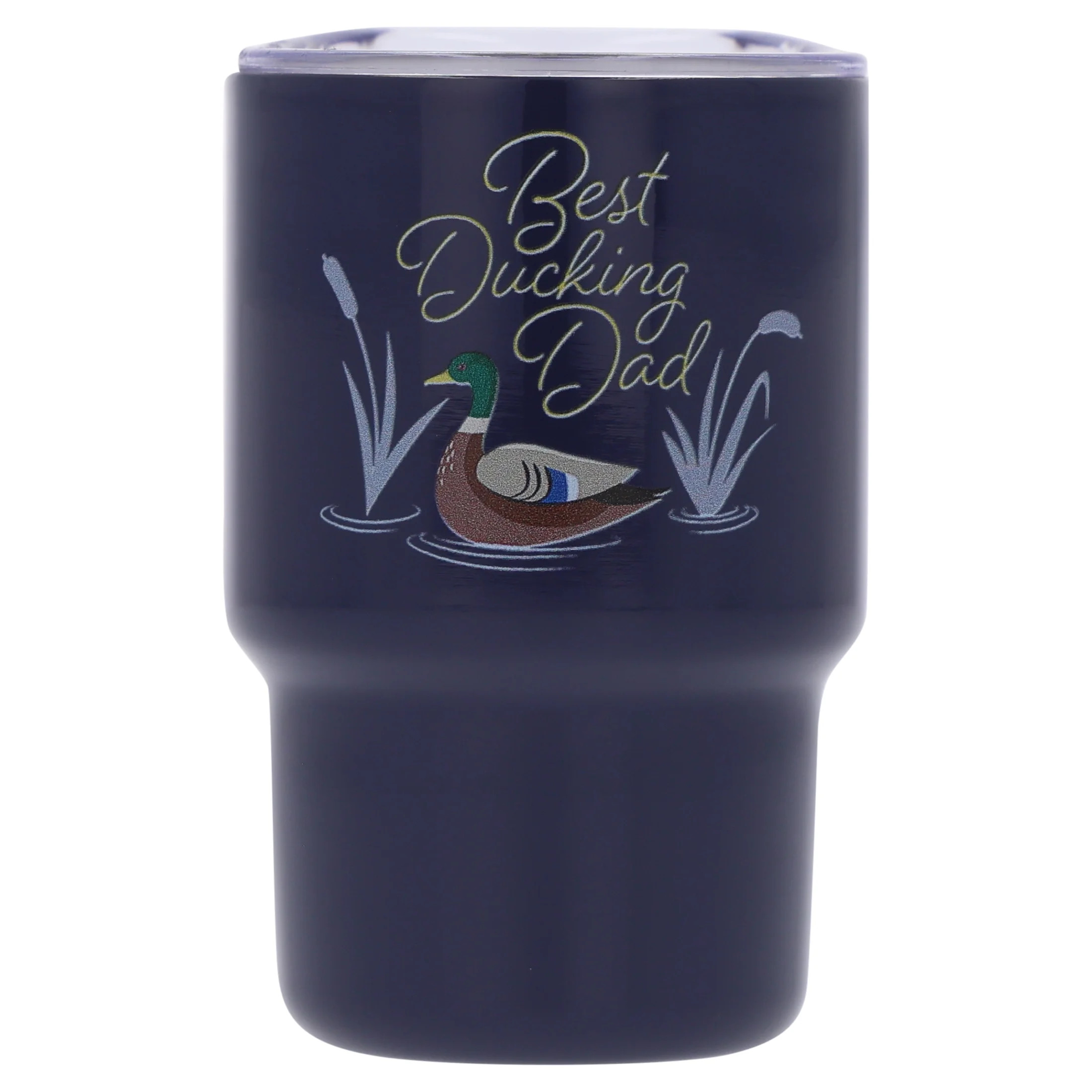 Best Ducking Dad Stainless Steel Mini Tumbler, Navy Blue, 3 oz, Father's Day by Way To Celebrate ... | Walmart (US)