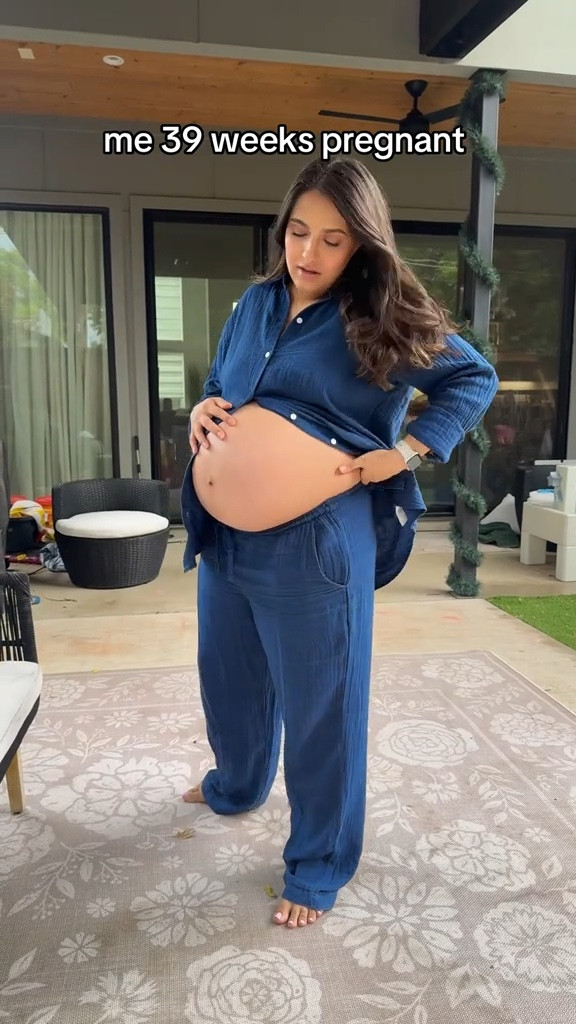 Ready whenever you are baby!! 😭😭

Wearing a size M in the set!

#LTKBaby #LTKStyleTip #LTKBump