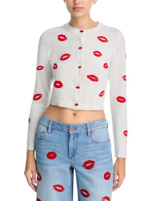 Daroda Lip Cardigan Sweater | Bloomingdale's (US)