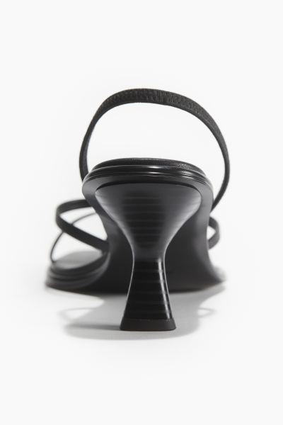 Heeled sandals - High heel - Black - Ladies | H&M GB | H&M (UK, MY, IN, SG, PH, TW, HK)