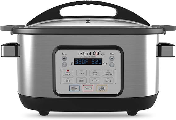 Instant Pot Aura Multi-Use Programmable Slow Cooker, 6 Quart, No Pressure Cooking Functionality | Amazon (US)