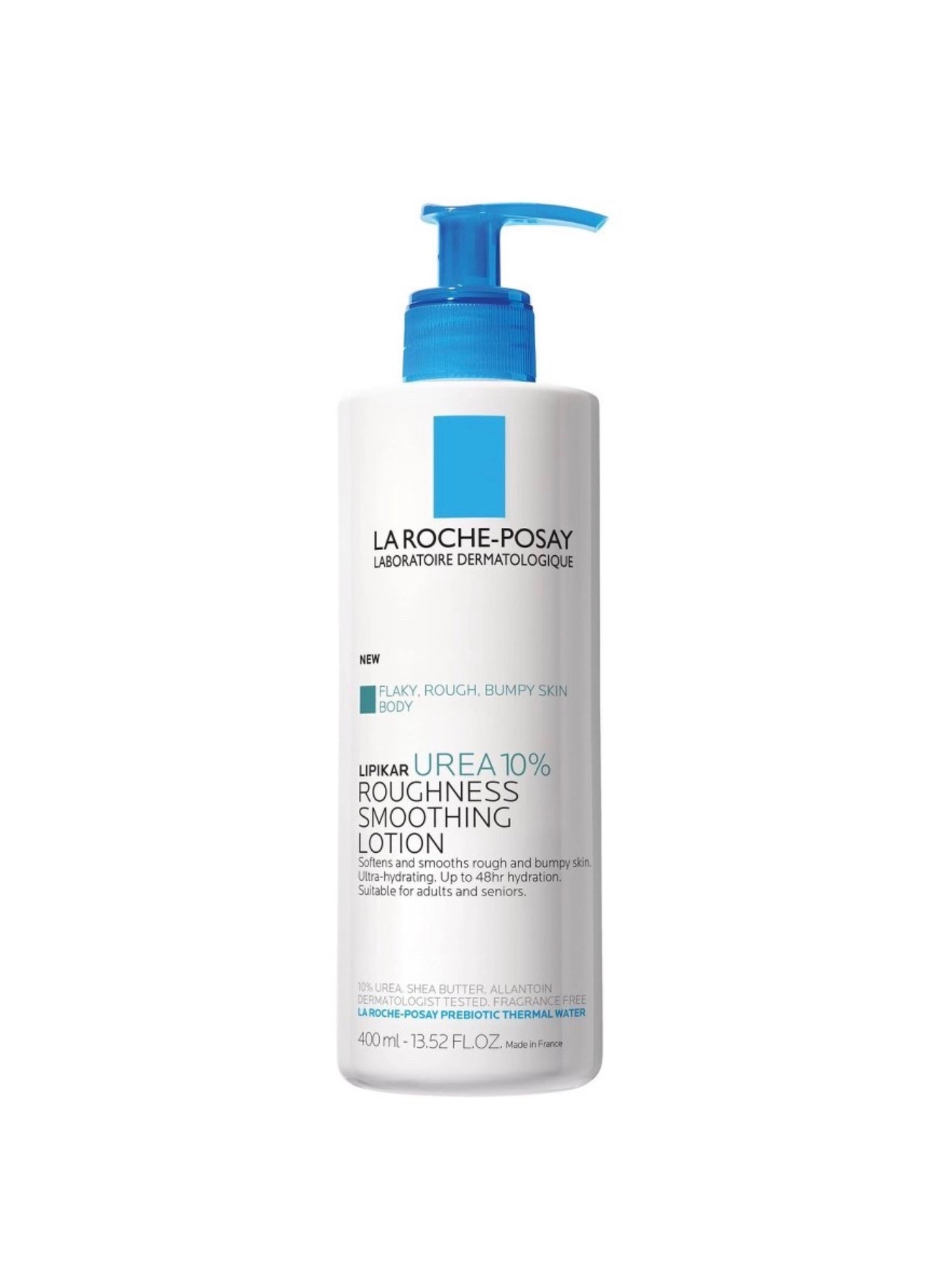 La Roche-Posay Lipikar Urea 10% Smoothing Lotion exfoliates skin without disrupting the skin barrier and softens and smooths dry, flaky, rough, and bumpy skin. This ultra-hydrating body lotion provides up to 48 hour hydration and improves skin's moisture barrier.

#LTKselfcare #LTKmorningroutine