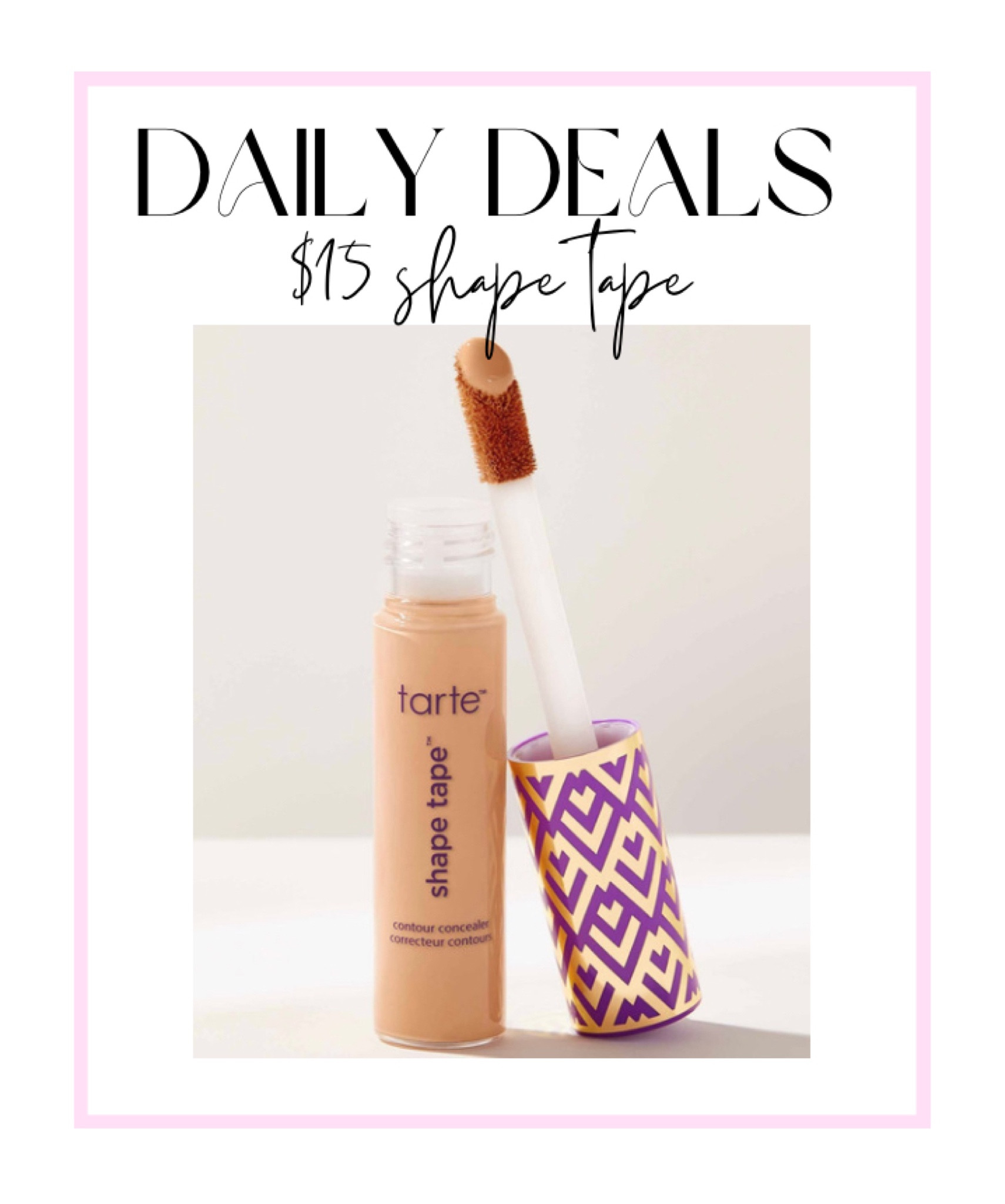 daily deal!! today is the LAST DAY for $15 shape tape!!

#LTKMostLoved #LTKbeauty #LTKsalealert