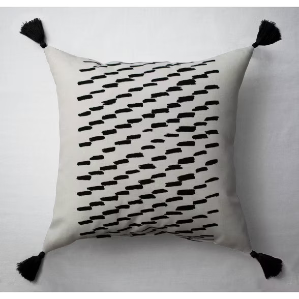 Goldpan Tuft Printed Throw Pillow Black/White - Project 62™ | Target