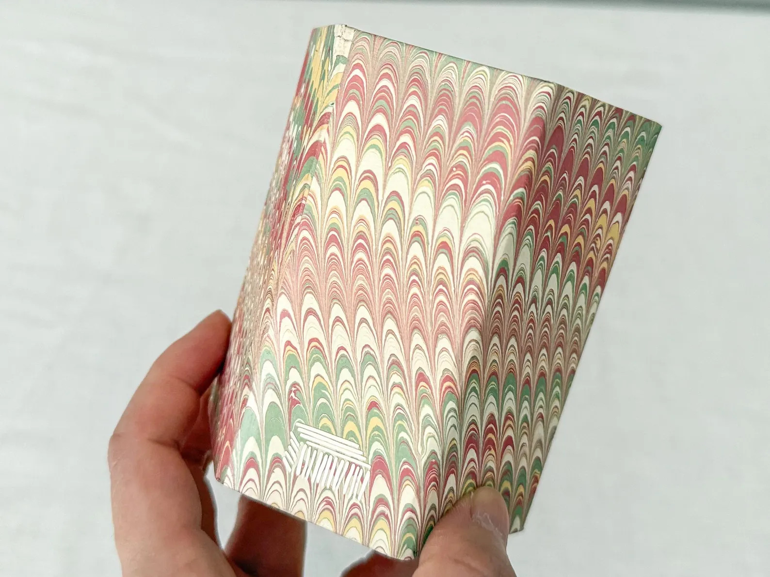 Hand Marbled Pen Pot for Desk, Hexagonal Pencil Holder, Pink Green Tidy | Etsy (Global)