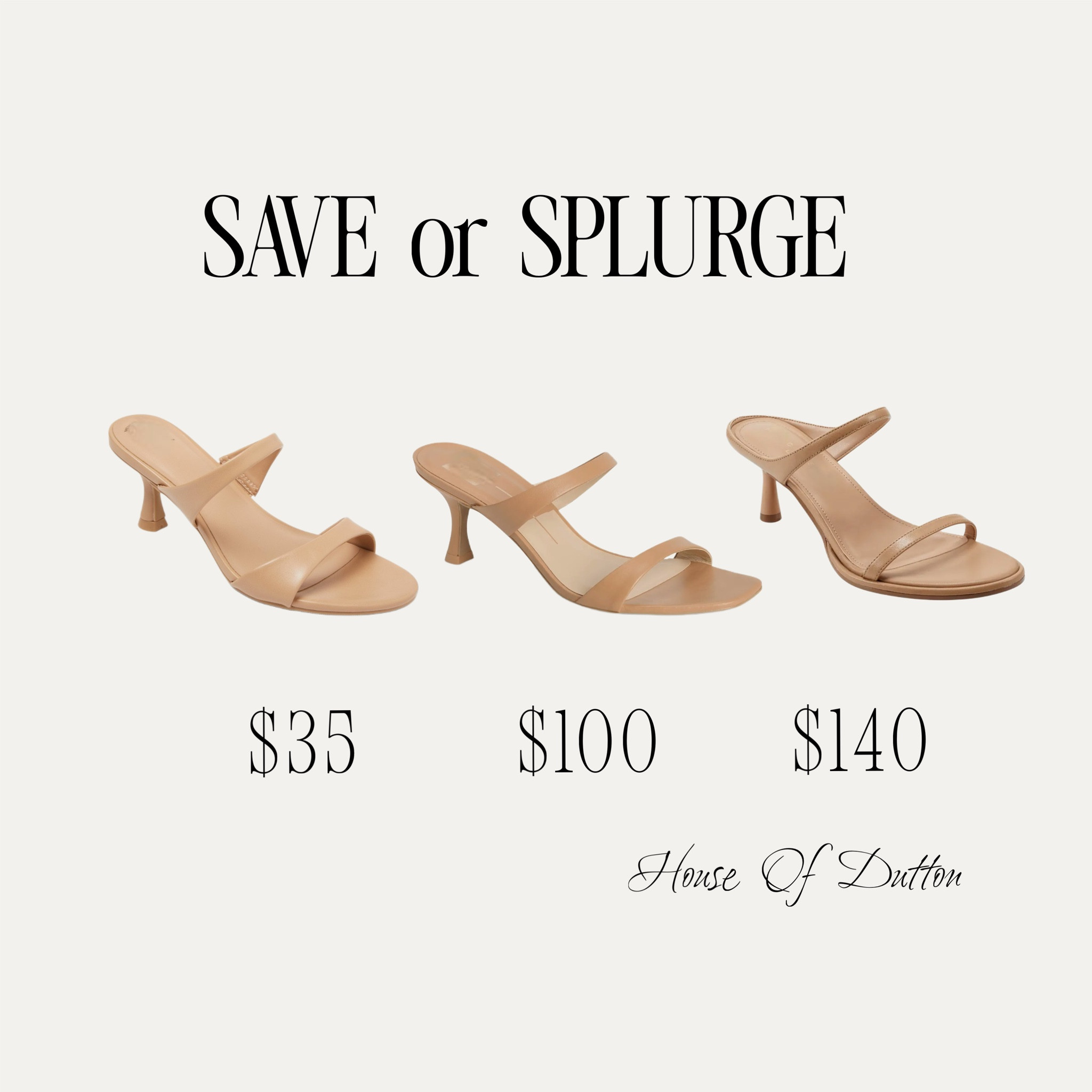 Save or splurge spring sandals

#LTKOver40 #LTKootd #LTKgrwm