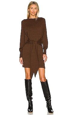 Lovers and Friends Elana Mini Dress in Chocolate from Revolve.com | Revolve Clothing (Global)