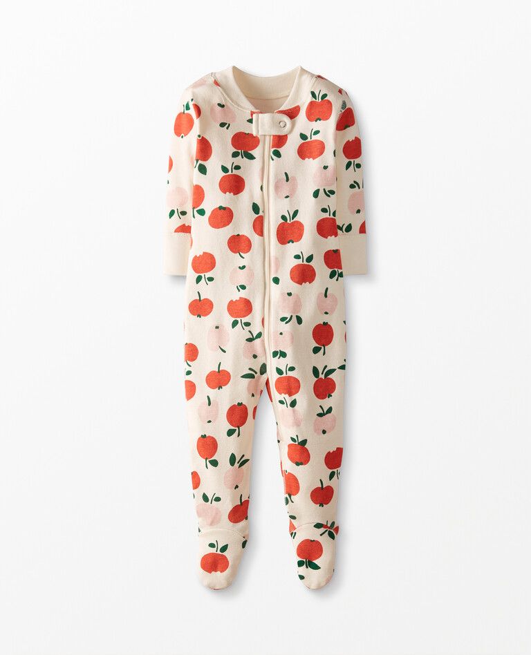 Baby Zip Footed Sleeper In Organic Cotton | Hanna Andersson