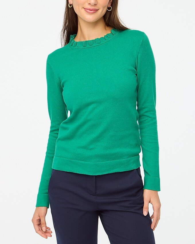 Ruffleneck sweater | J.Crew Factory
