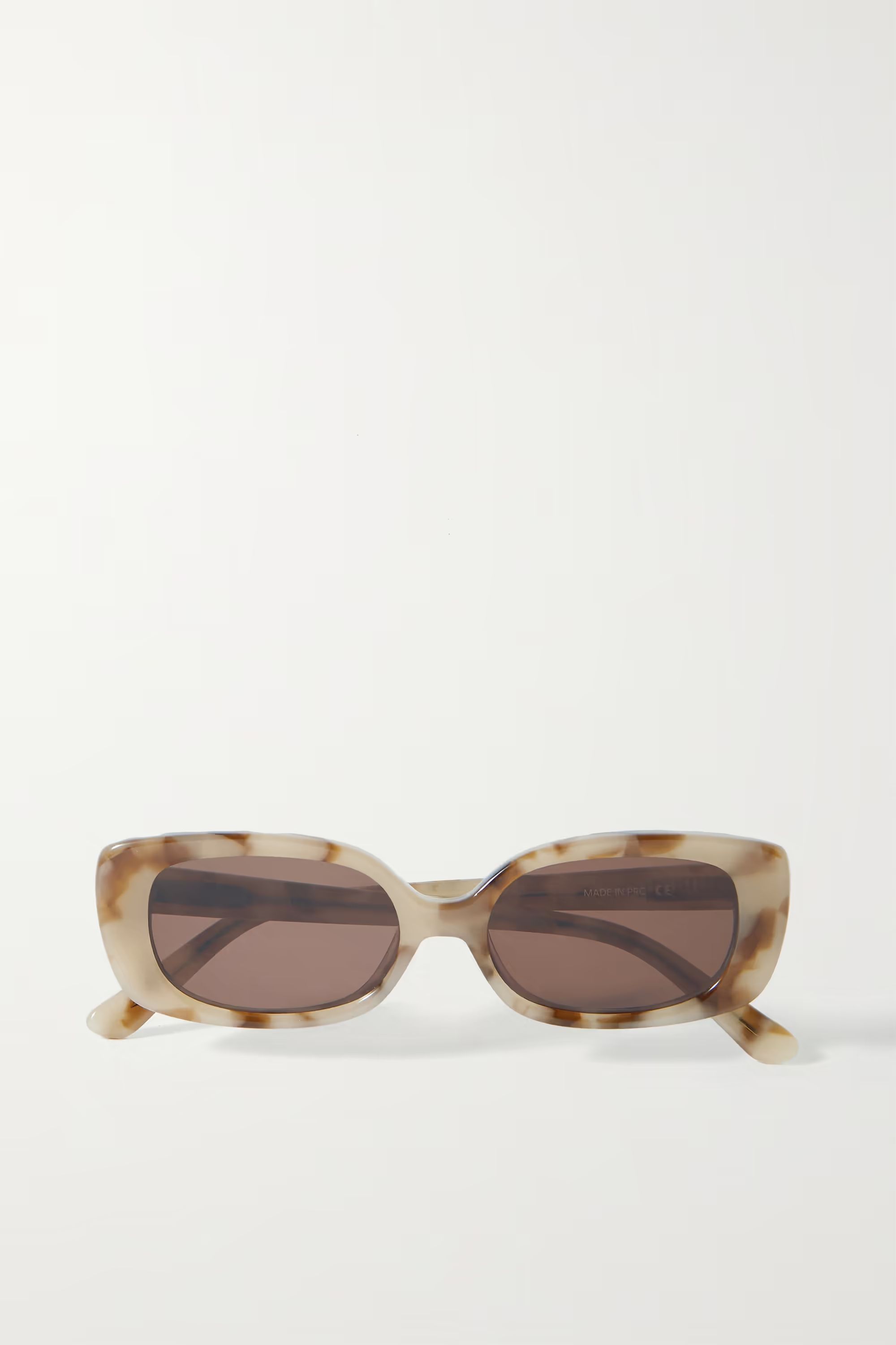 + NET SUSTAIN Zou Bisou rectangular-frame tortoiseshell acetate sunglasses | NET-A-PORTER (US)