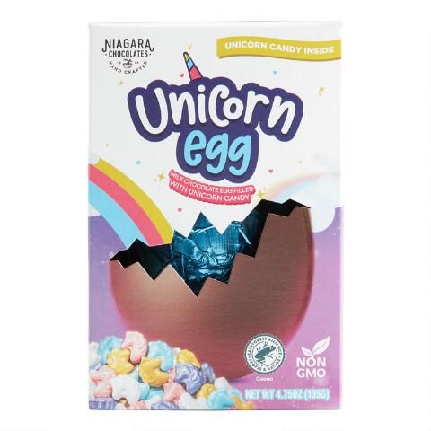 Niagara Milk Chocolate Unicorn Candy Egg | World Market