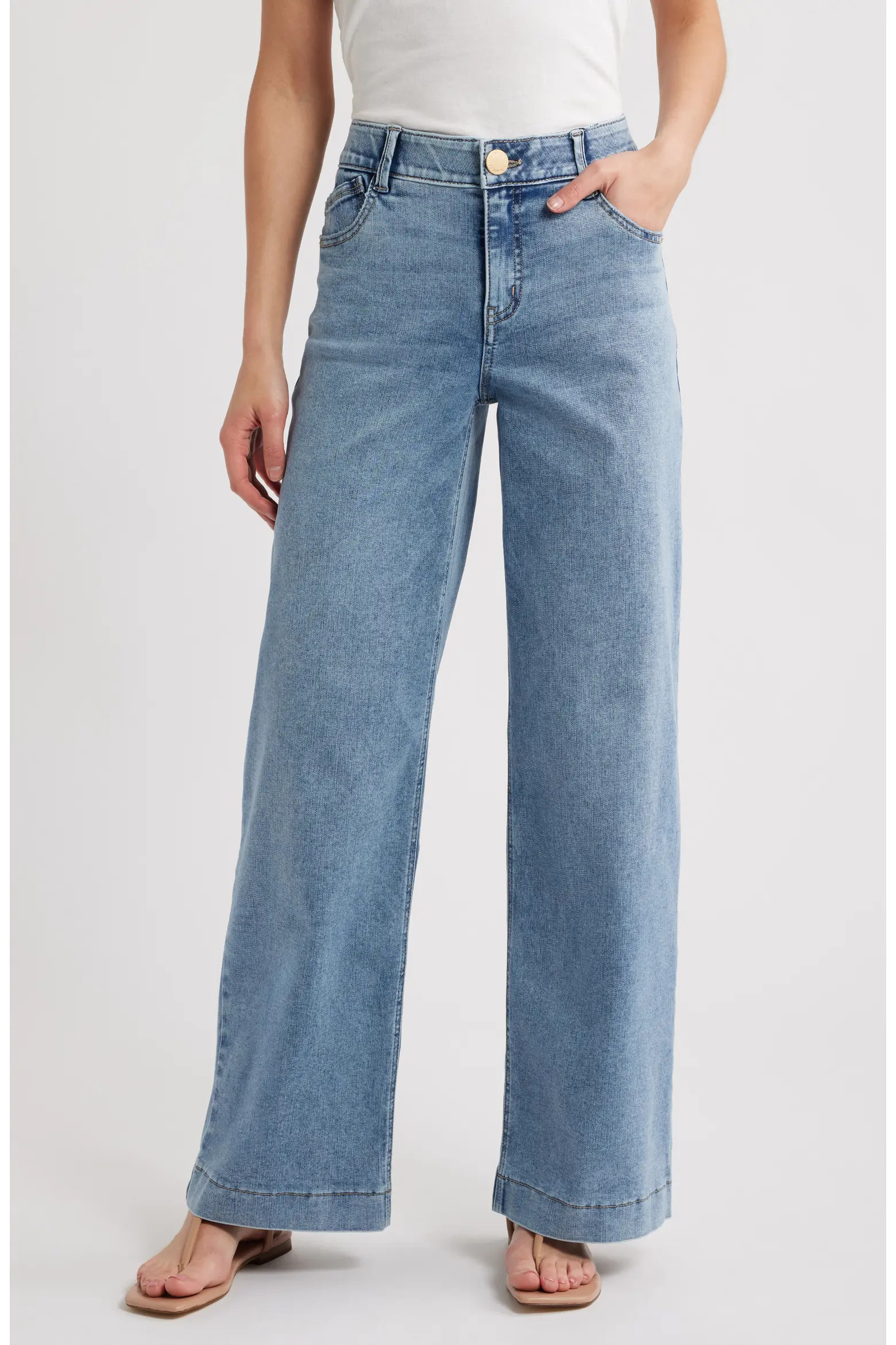 Sam High Waist Wide Leg Jeans (Women) | Nordstrom | Nordstrom
