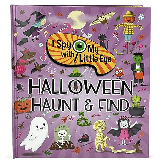 I Spy With My Little Eye Halloween Haunt & Find - Kids Search, Find, and Seek Activity Book, Ages... | Amazon (US)