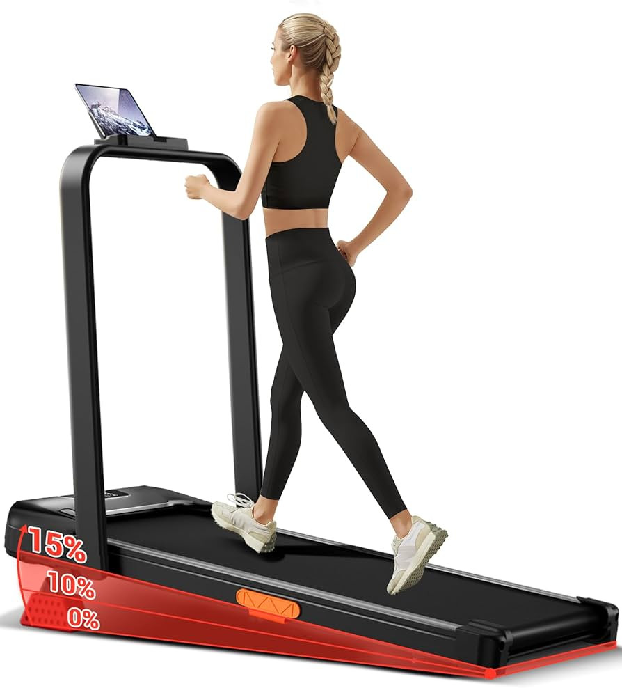 UMAY Laufband für Zuhause Klappbar, Laufband mit Steigung für Zuhause 15%, Walking Pad mit Stei... | Amazon (DE)