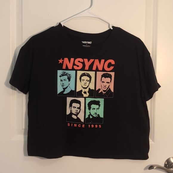 Retro NSYNC crop t-shirt size medium | Poshmark