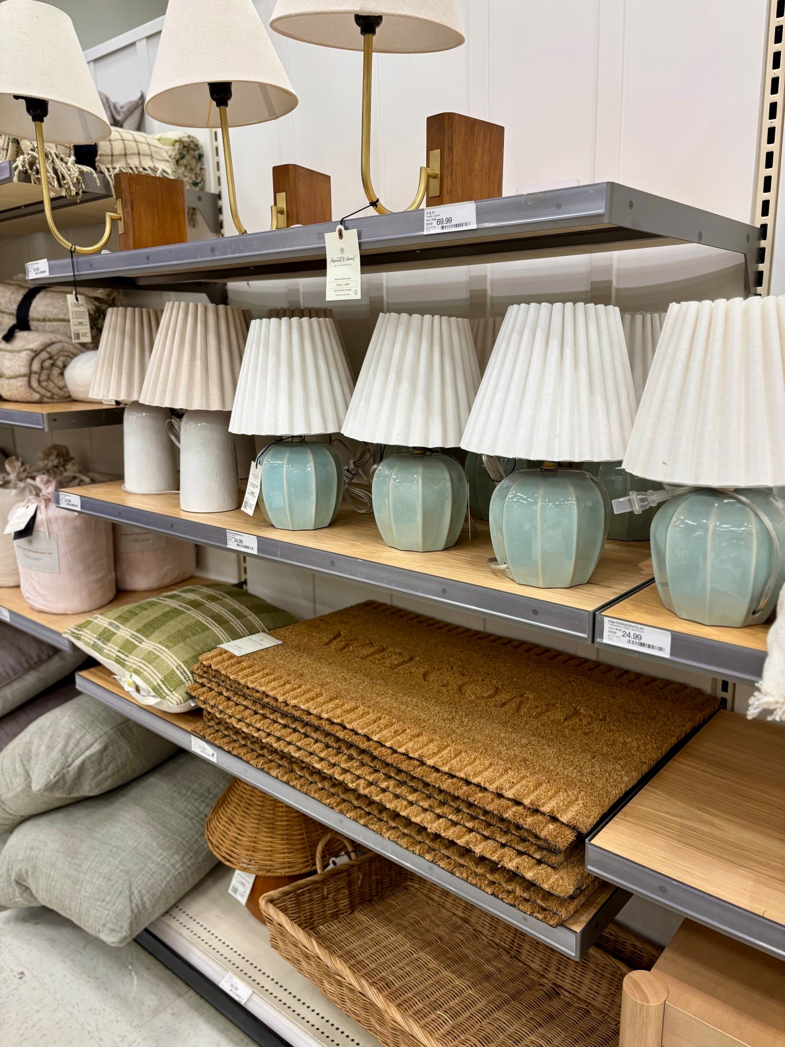 New lamps for spring from the new Hearth and Hand spring line!  The top lamp would be so pretty on a bookshelf! 

#LTKHome #LTKFindsUnder50 #LTKSeasonal