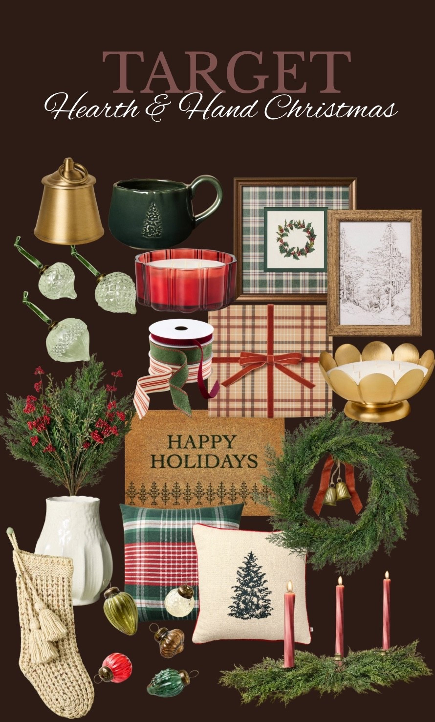 Hearth & hand holiday decor!

#hearthandhand #targethome #targethearthandhand #holidaydecor #holidaydecorations #homefinds #seasonaldecor #targetchristmas #christmas #christmasdecor #christmaswreath #holidaymusthave #christmasornaments #bestseller #trending #christmas2025 #christmascandles #seasonalfinds #affordablefinds #christmasstems 

#LTKHome #LTKSeasonal #LTKHoliday