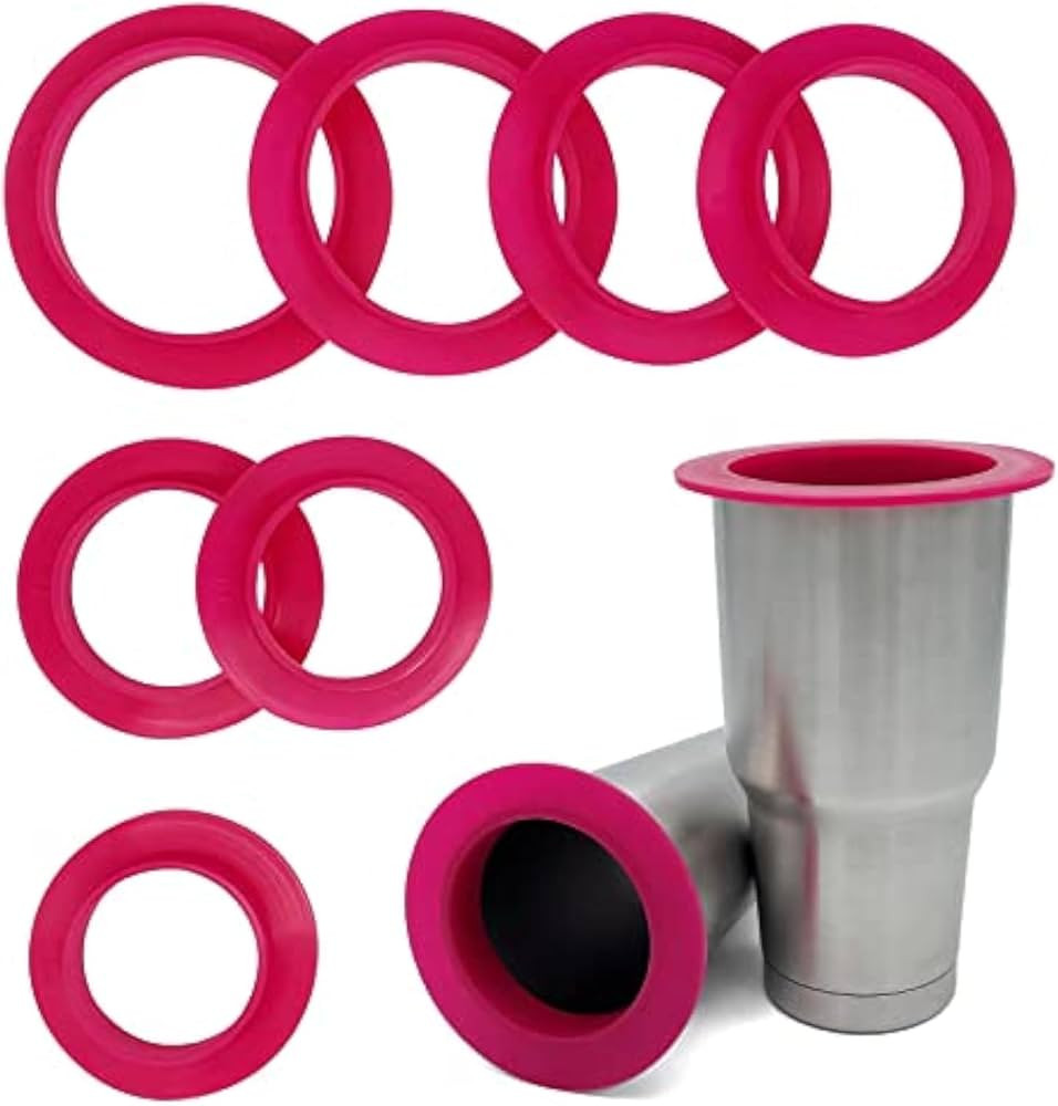 Tumbler Shields for Epoxy Rims, Tumbler Making Supplies, Tumbler Turner Silicone Insert, Paint Sp... | Amazon (US)