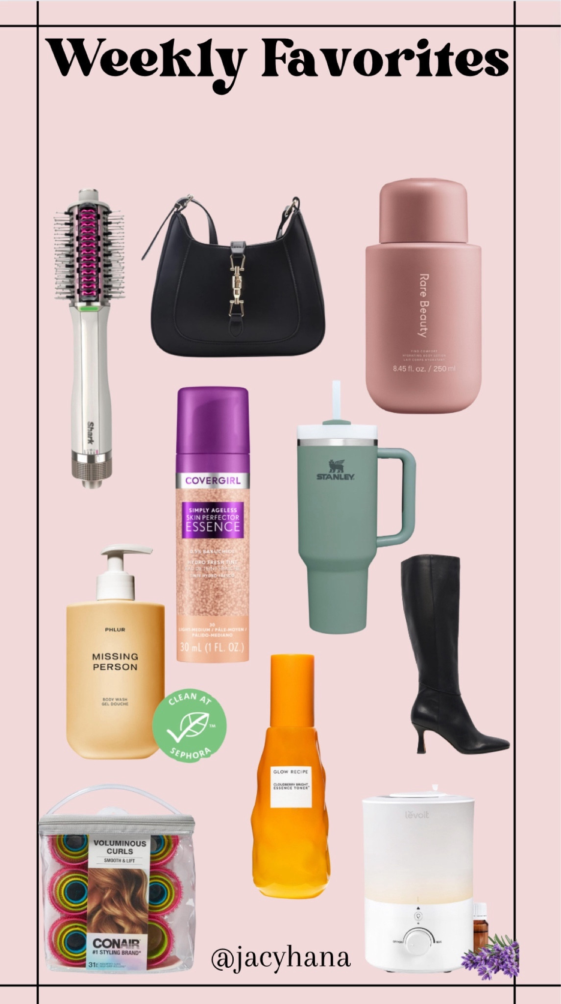Weekly favorites that I’m loving!

Skincare, hair rollers, body care, black boots, waterbottles, affordable fashion, humidifier, Amazon finds, self care

#LTKfindsunder100 #LTKbeauty #LTKhome