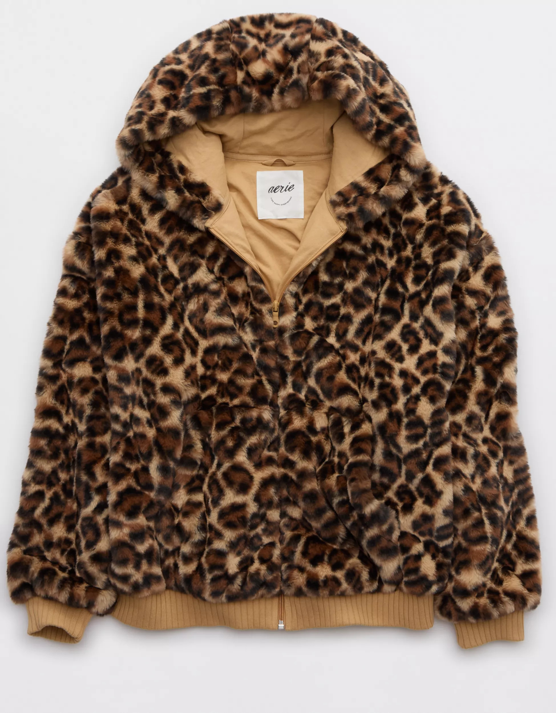 Aerie Fuzzy Full Zip Jacket | Aerie