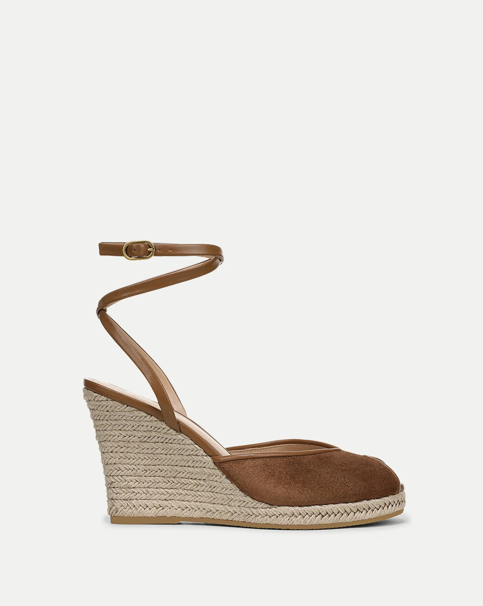 Pasina Suede Espadrille in Chestnut | Veronica Beard | Veronica Beard