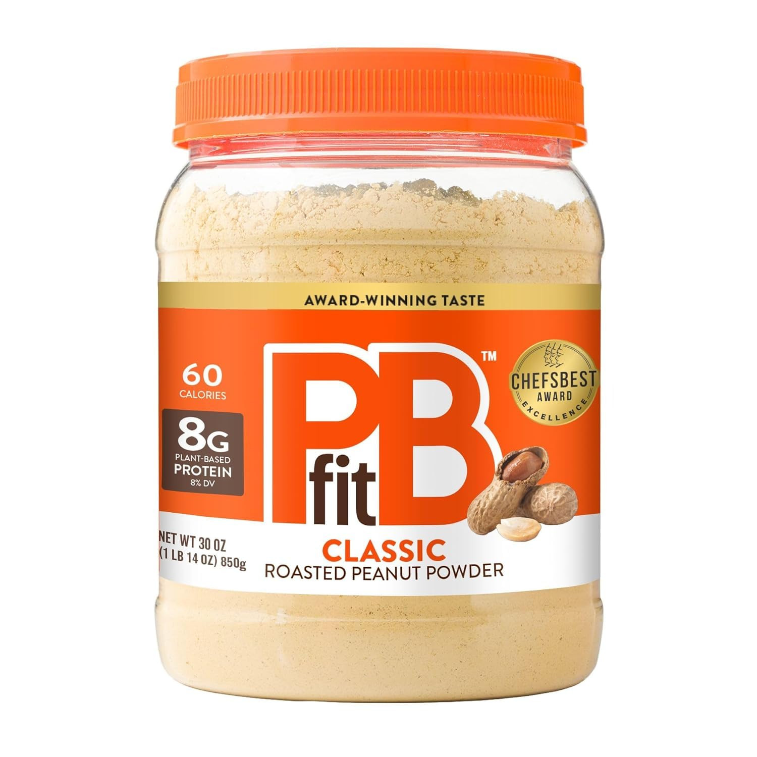 PBfit 30 Ounce Classic Peanut Butter Powder, Powdered Peanut Butter Spread From Real Roasted Pean... | Amazon (US)