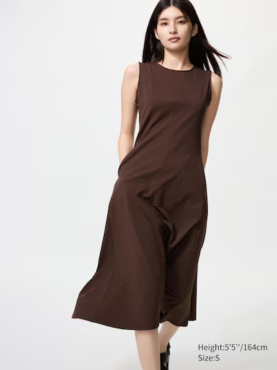 Ultra Stretch Dress (Sleeveless) | UNIQLO (UK)