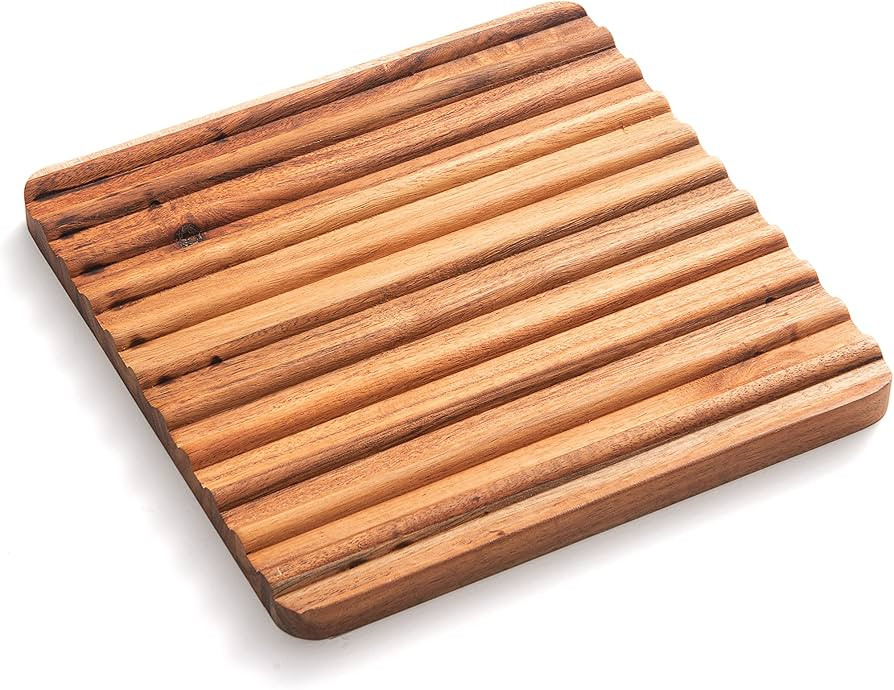 Ironwood Gourmet Sedona Trivet, Set of 2 Acacia Wood Hot Dish Holder | Amazon (US)
